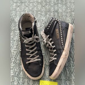 Golden goose studded slides size 41